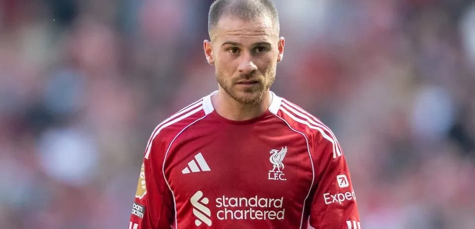Player in Liverpool jersey during match
