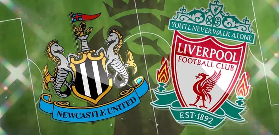 Logos of Newcastle United and Liverpool FC