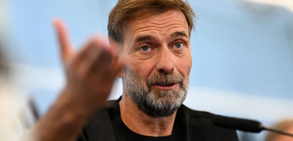 Manager speaking during a press conference