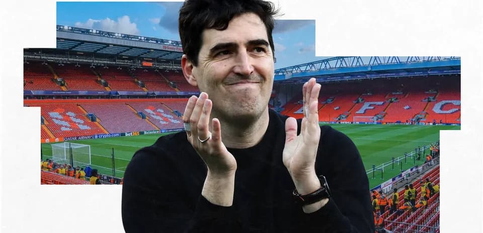 Man applauding in front of empty stadium seats