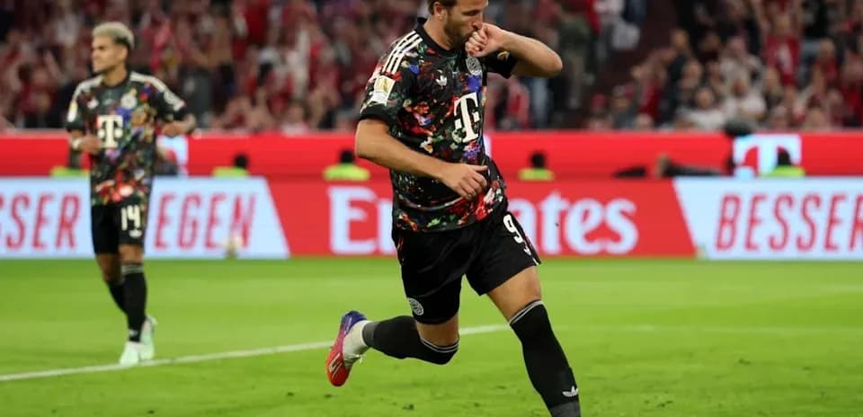 Player celebrating after scoring a goal in match