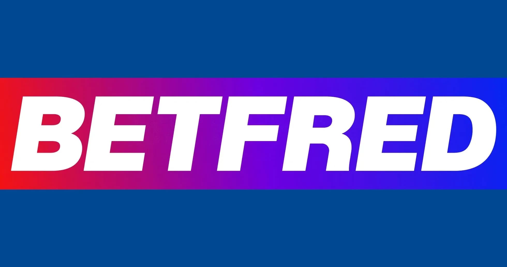 BETFRED logo on blue gradient background