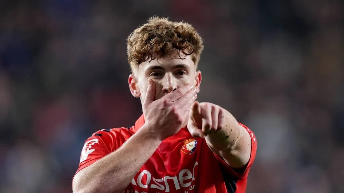 Player celebrating and pointing during a match