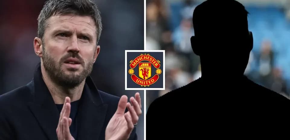 Coach gesturing with Manchester United logo background