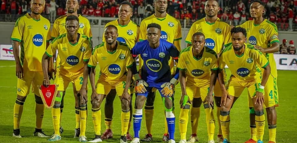 Gor Mahia team posing for a photo