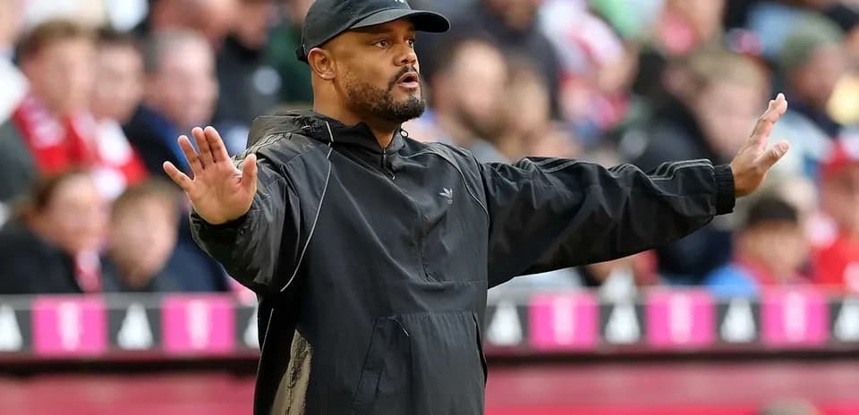Coach gesturing during a match on the sideline
