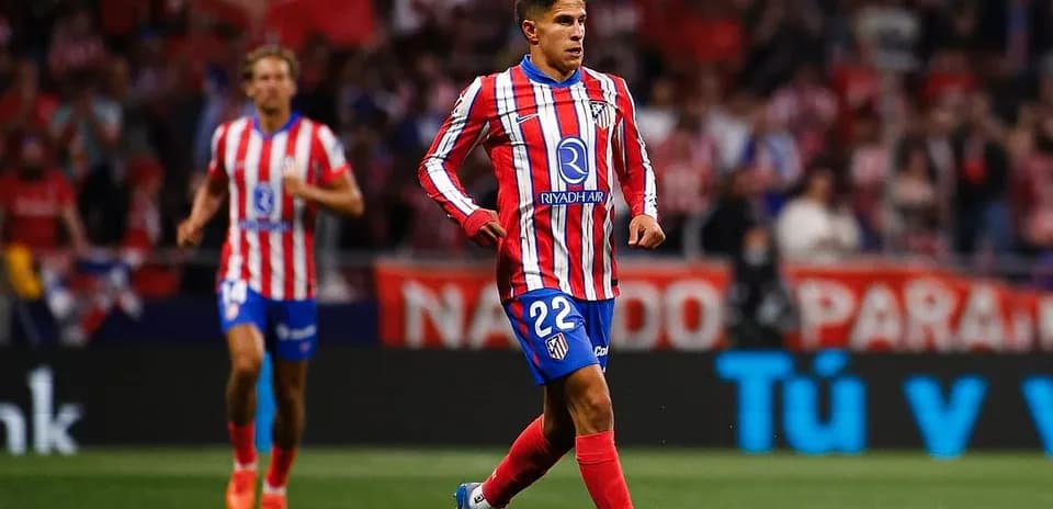 Atletico Madrid player in action during match