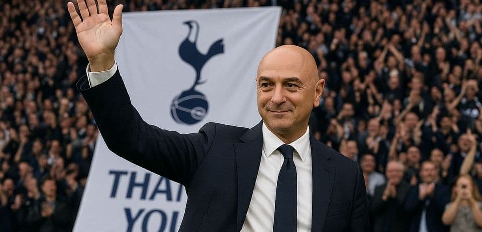 Executive waving to fans at Tottenham Hotspur stadium