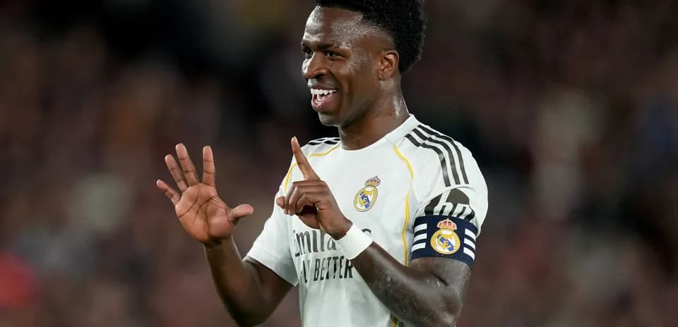 Player celebrating during match with raised hands