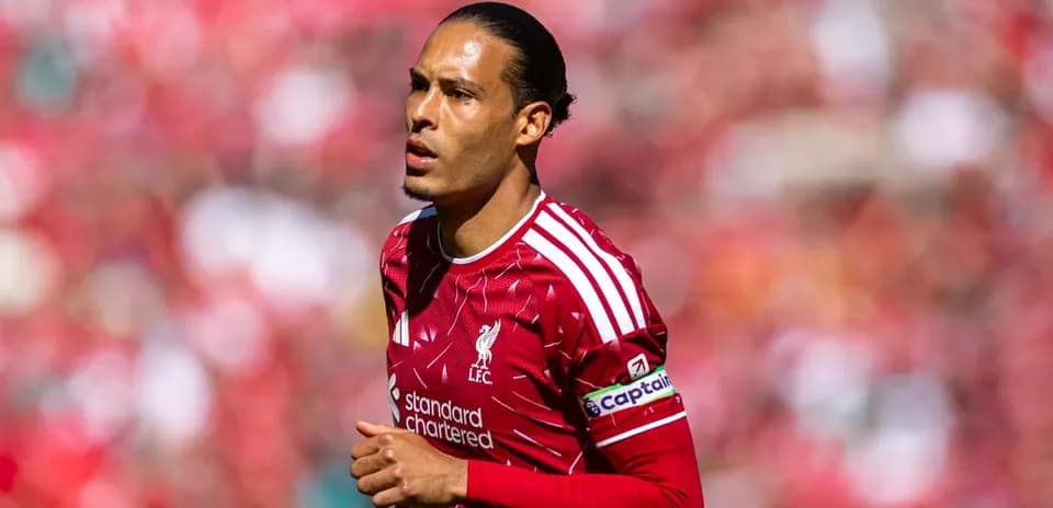 Player wearing Liverpool jersey during match