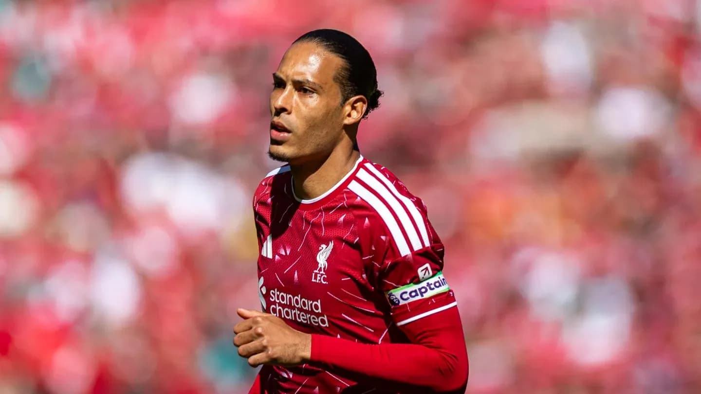 Player wearing Liverpool jersey during match