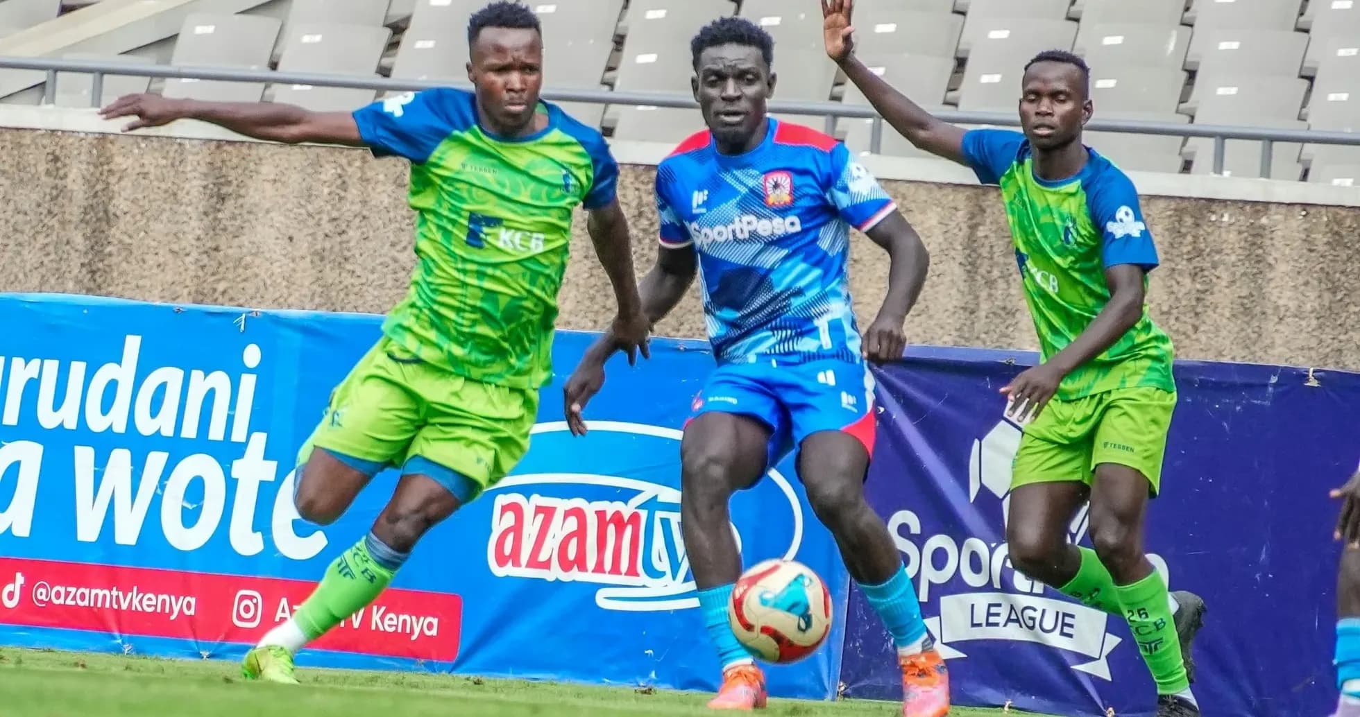 Players competing during FKF Premier League match
