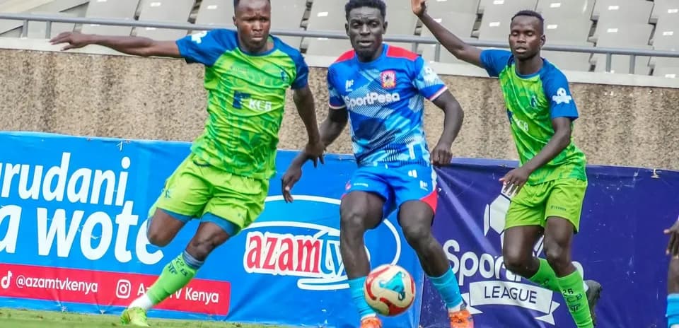Players competing during FKF Premier League match