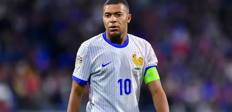 Kylian Mbappé in France national team jersey