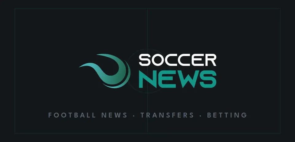 Soccer News logo with text and graphics