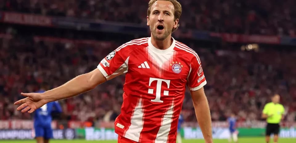 Player celebrating after scoring during UEFA match