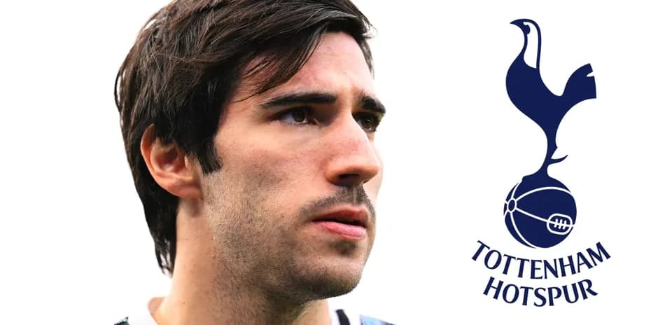 Player in Tottenham Hotspur kit with club logo