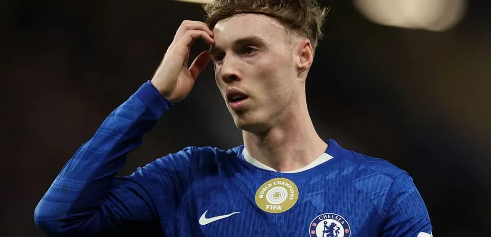 Chelsea player looking concerned during match