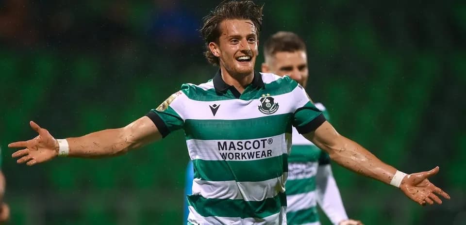 Player celebrating after scoring a goal