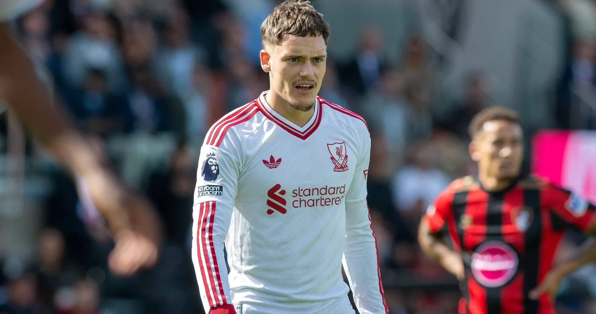 Liverpool player in action during Premier League match