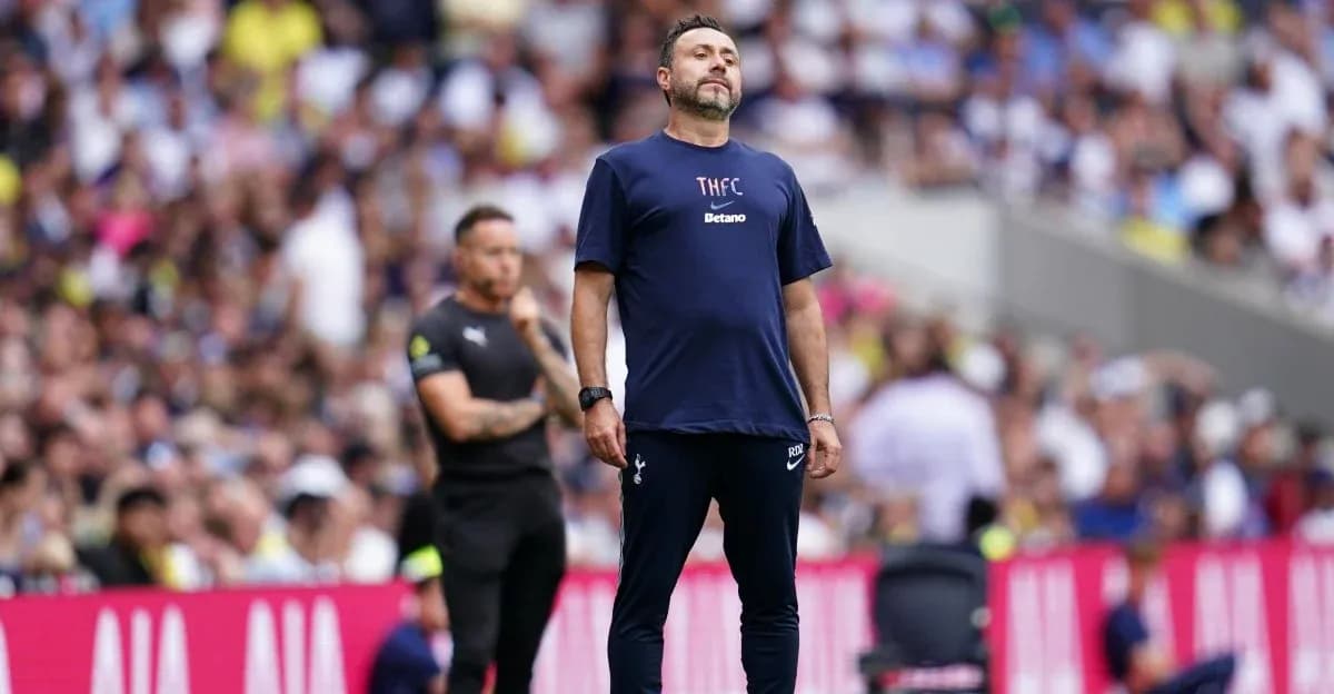 Manager on sidelines during football match Manager on sidelines during football match