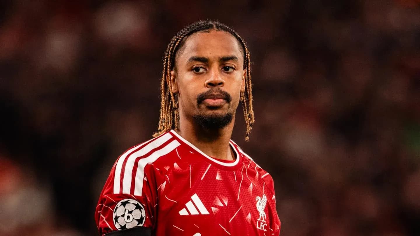 Player in Liverpool jersey during match Player in Liverpool jersey during match