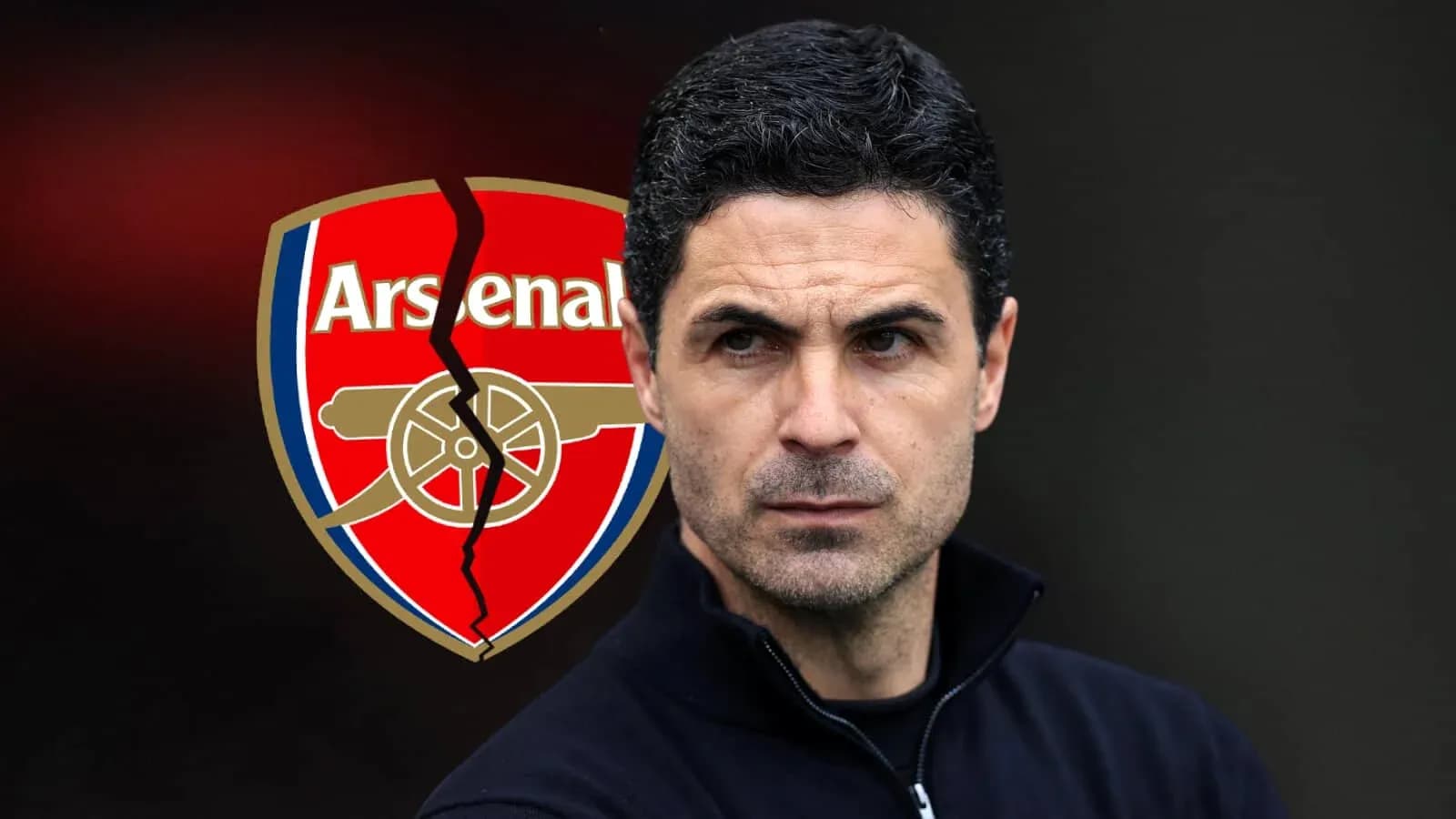 Coach with Arsenal logo in background Coach with Arsenal logo in background