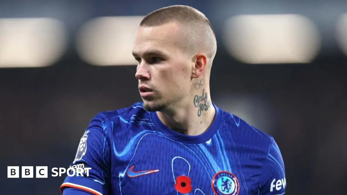 Player wearing Chelsea jersey during match Player wearing Chelsea jersey during match
