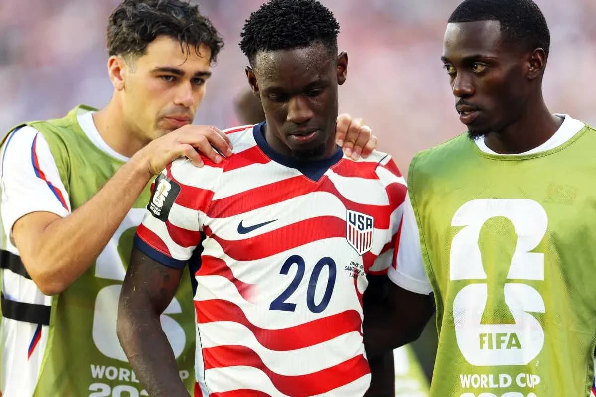 USA players during World Cup match against Belgium USA players during World Cup match against Belgium