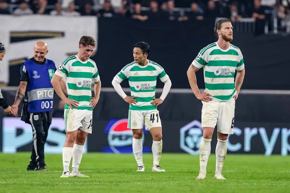 Celtic FC players disappointed after match conclusion Celtic FC players disappointed after match conclusion