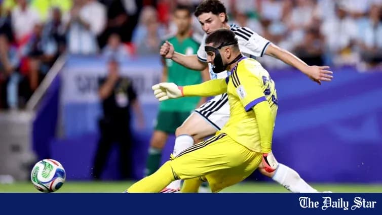 Goalkeeper making a save during a football match Goalkeeper making a save during a football match