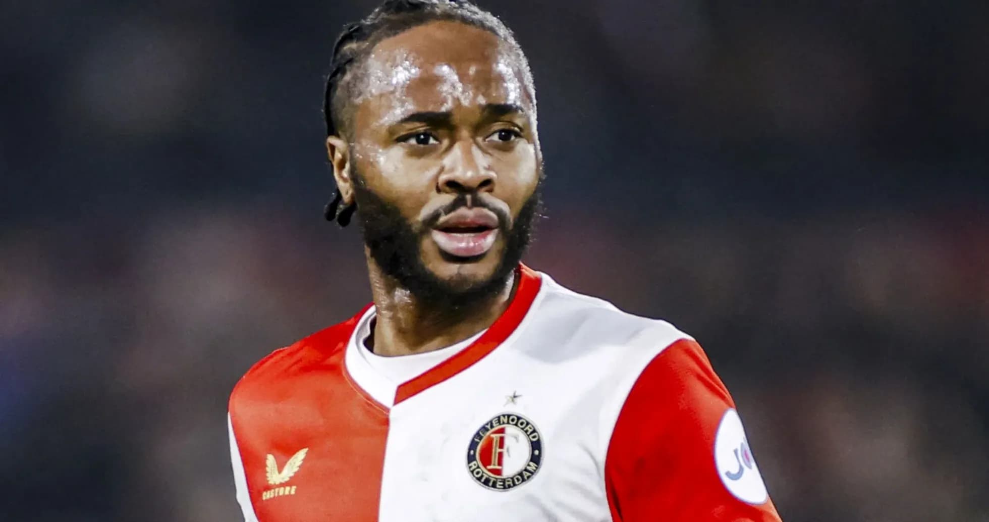 Player in Feyenoord kit during match action Player in Feyenoord kit during match action