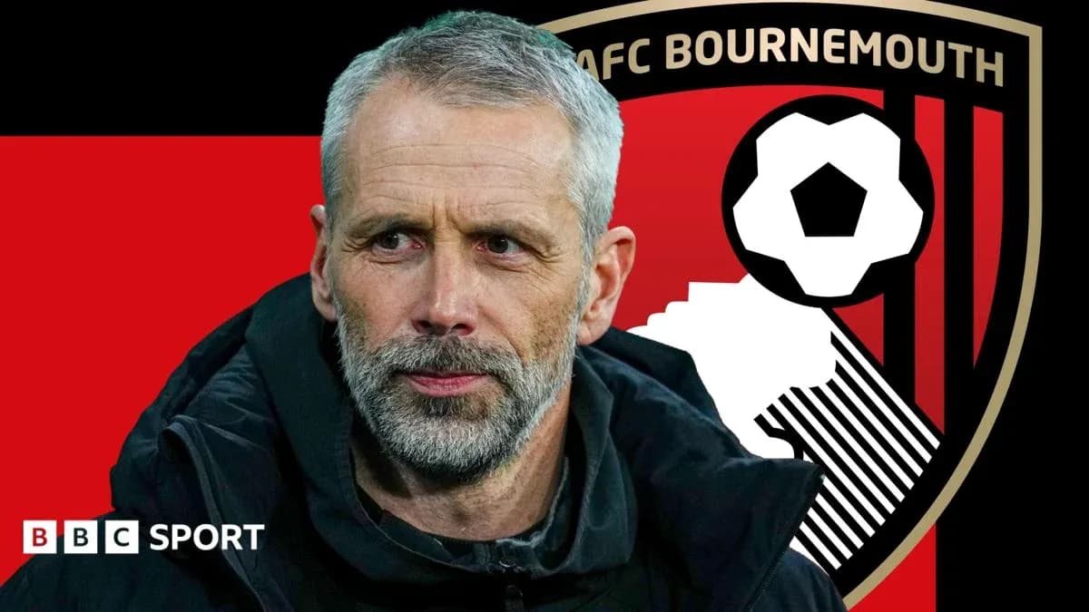AFC Bournemouth manager during a press event AFC Bournemouth manager during a press event