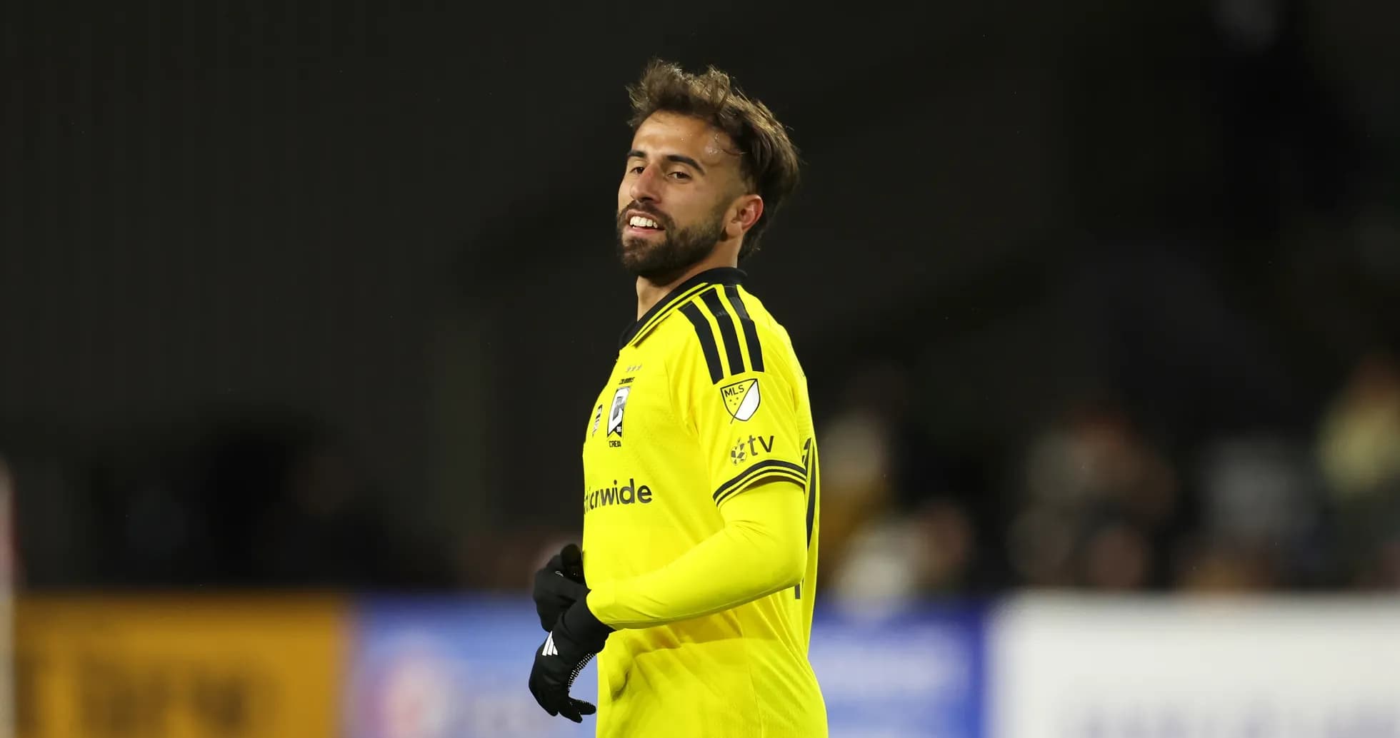 Columbus Crew goalkeeper during Major League Soccer match Columbus Crew goalkeeper during Major League Soccer match