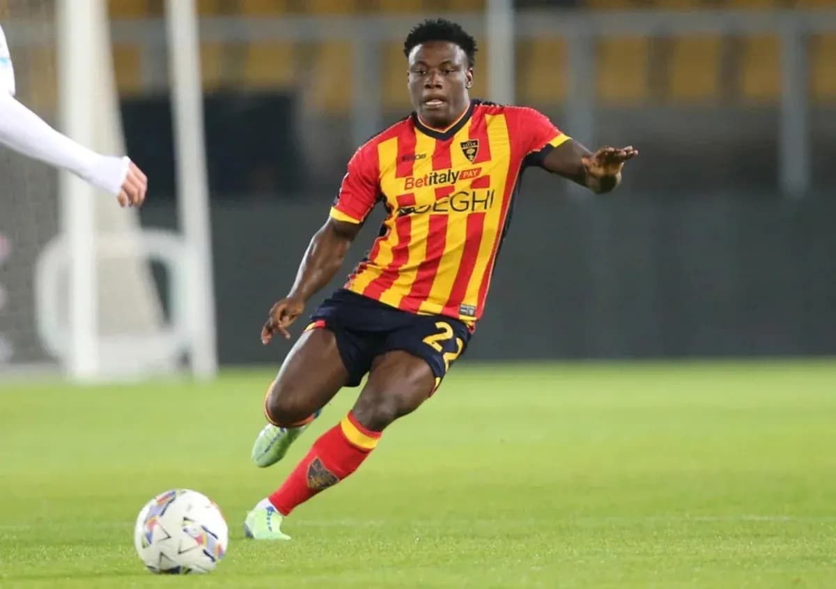 Player in action during a soccer match Player in action during a soccer match