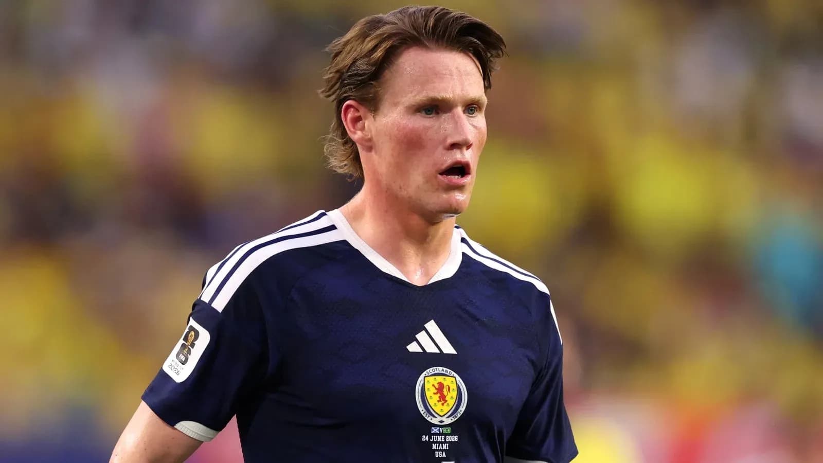Player in Scotland jersey during match action Player in Scotland jersey during match action