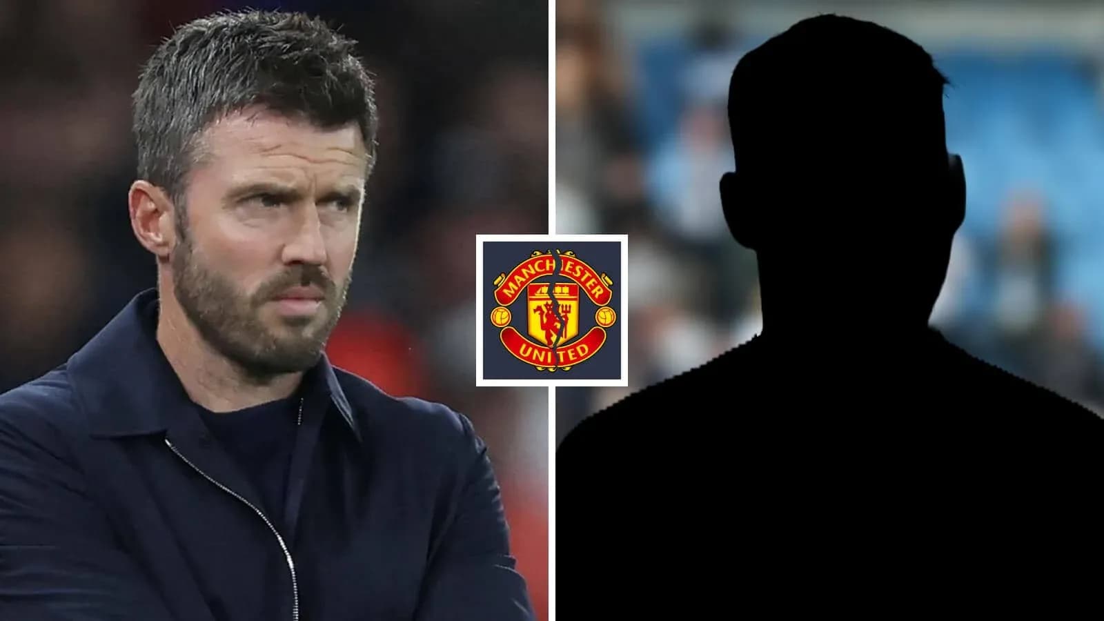 Coach observing match with Manchester United logo Coach observing match with Manchester United logo
