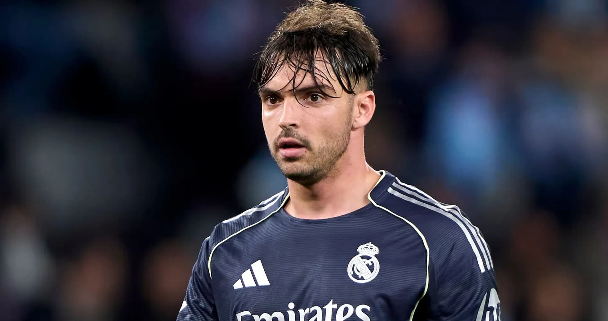 Player in Real Madrid kit during match Player in Real Madrid kit during match