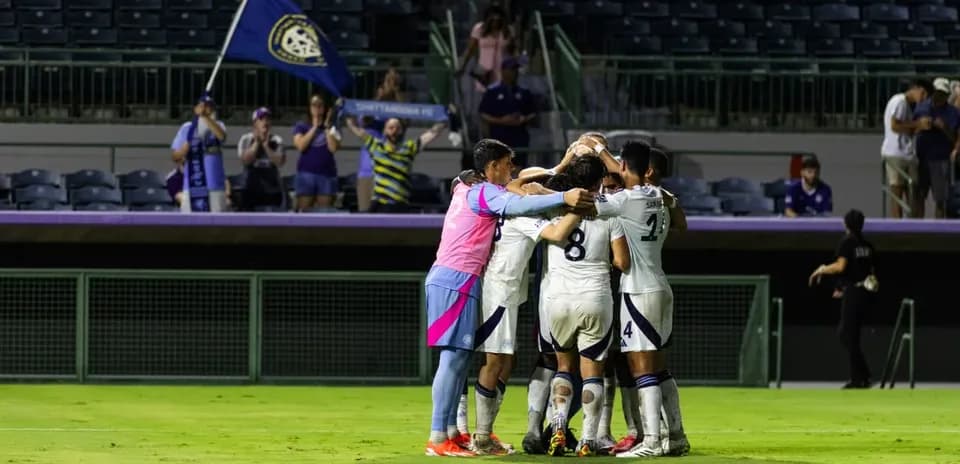 Orlando City II players celebrating a goal Orlando City II players celebrating a goal