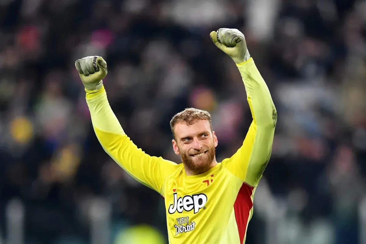 Goalkeeper celebrating after a successful match Goalkeeper celebrating after a successful match