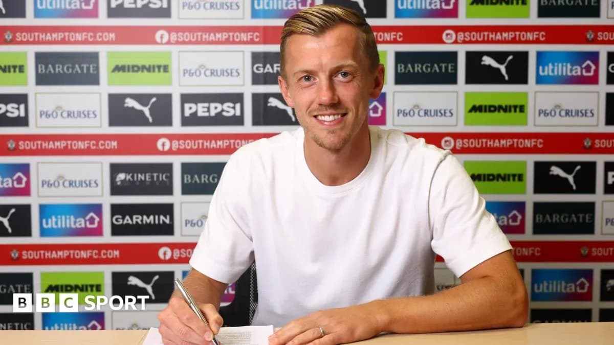 Player signing contract at Southampton FC announcement Player signing contract at Southampton FC announcement
