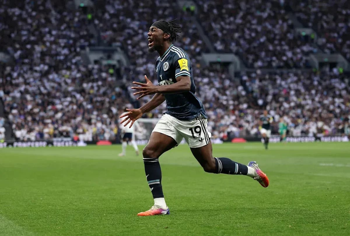 Player celebrating after scoring a goal during match Player celebrating after scoring a goal during match