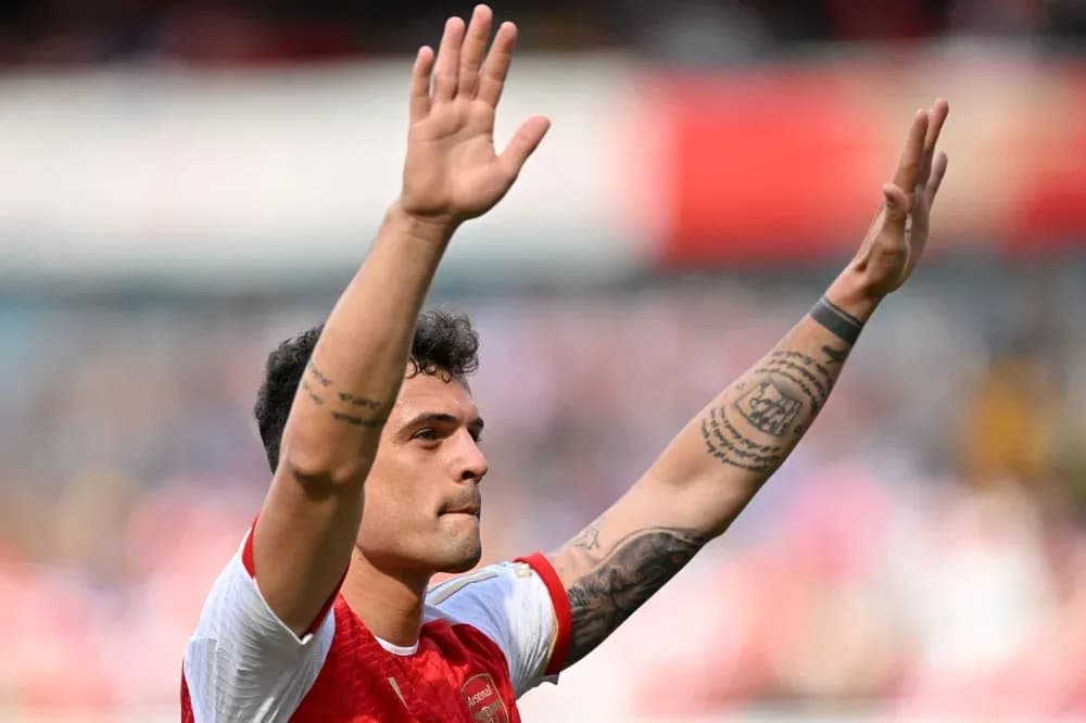 Player waving to fans after match Player waving to fans after match