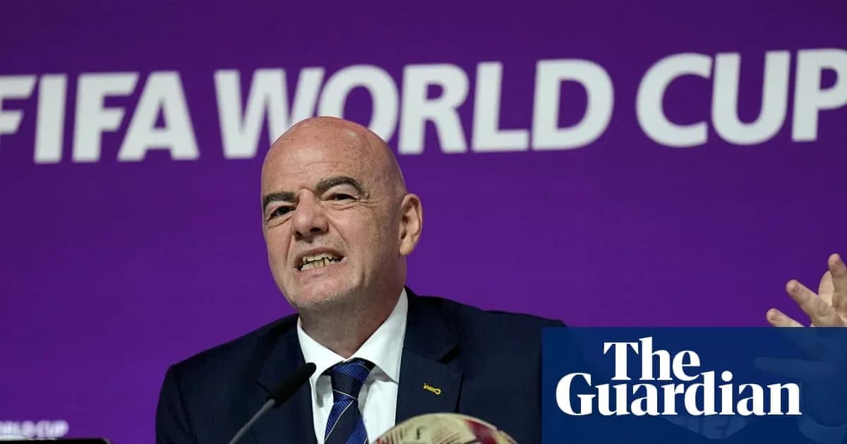 FIFA President Gianni Infantino at press conference FIFA President Gianni Infantino at press conference