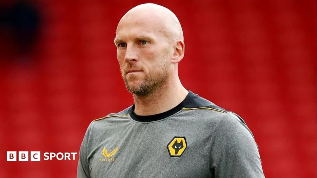 Goalkeeper in Wolves training kit before match Goalkeeper in Wolves training kit before match