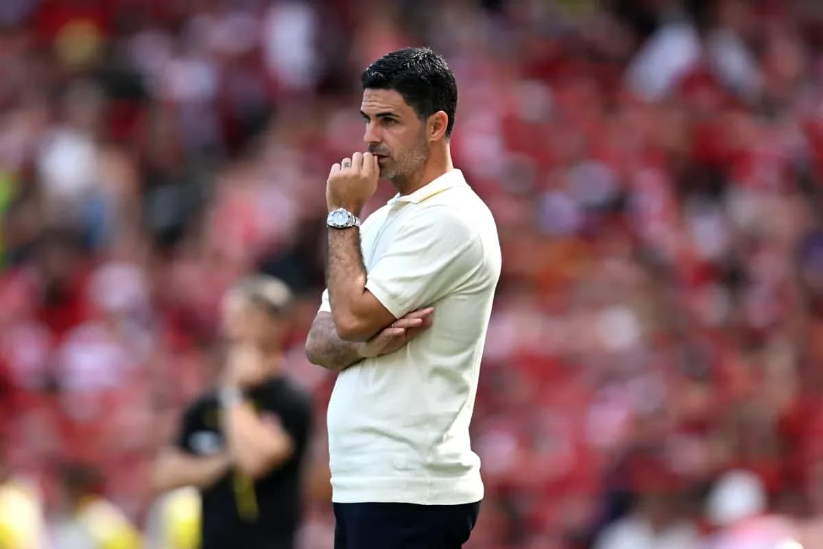 Manager observing match with arms crossed on sidelines Manager observing match with arms crossed on sidelines