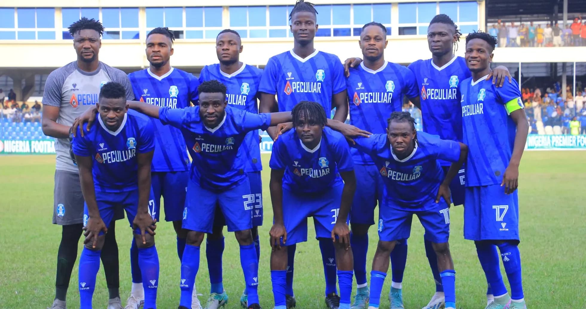 Shooting Stars FC team photo before the match Shooting Stars FC team photo before the match