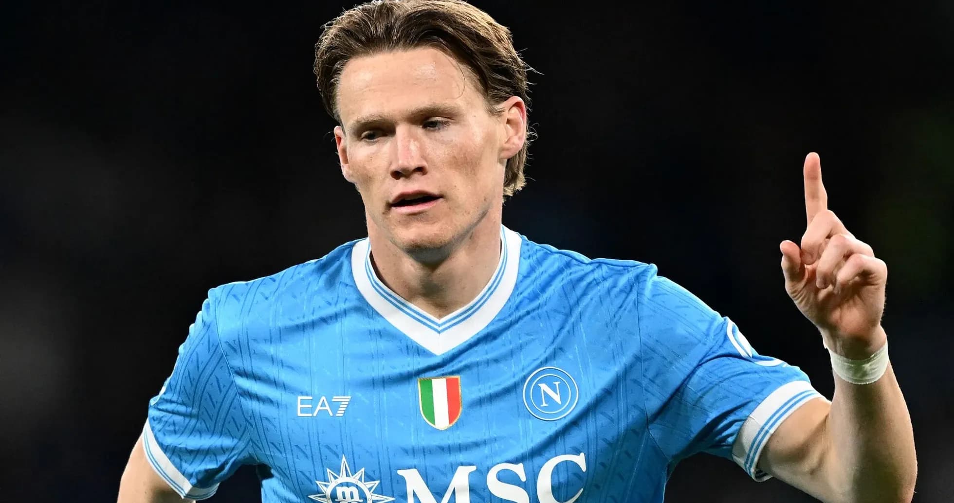 Napoli player celebrating a goal during match Napoli player celebrating a goal during match