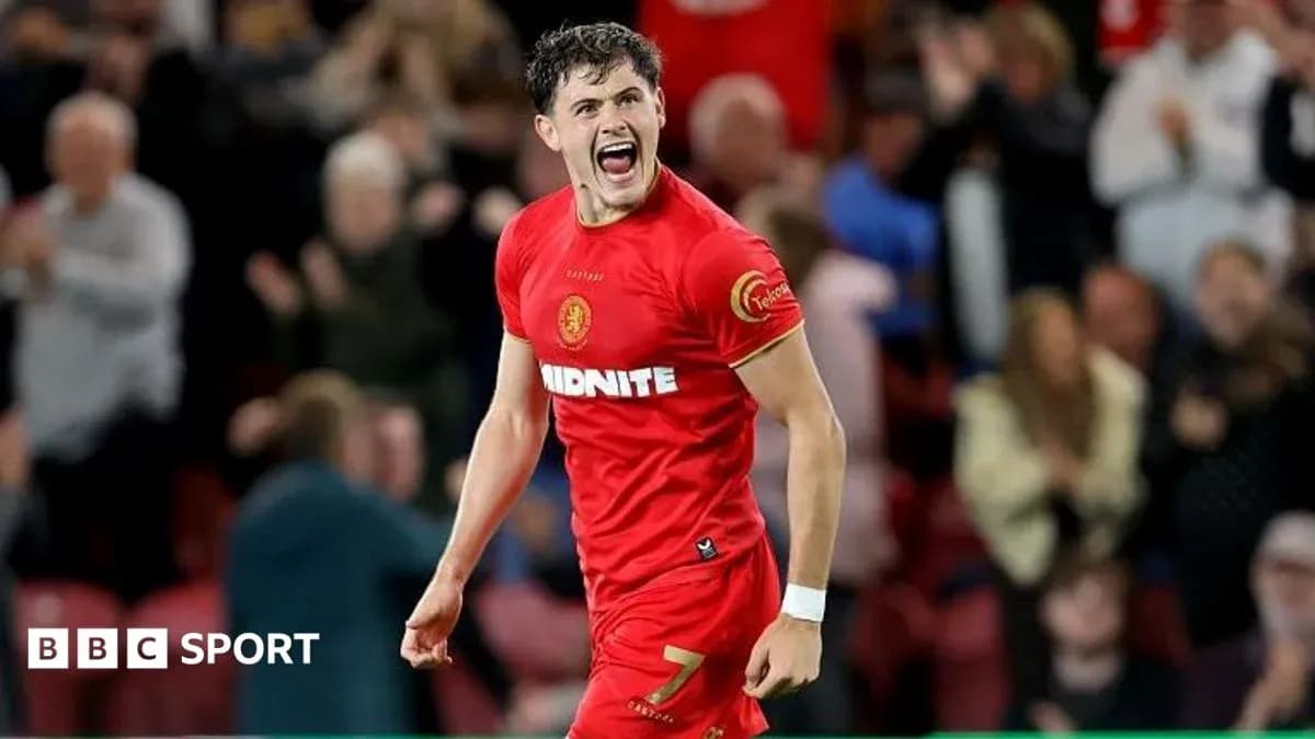 Player celebrating after scoring a goal during match Player celebrating after scoring a goal during match