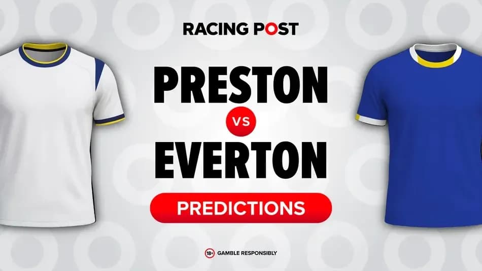 White and blue jerseys for Preston vs Everton predictions White and blue jerseys for Preston vs Everton predictions
